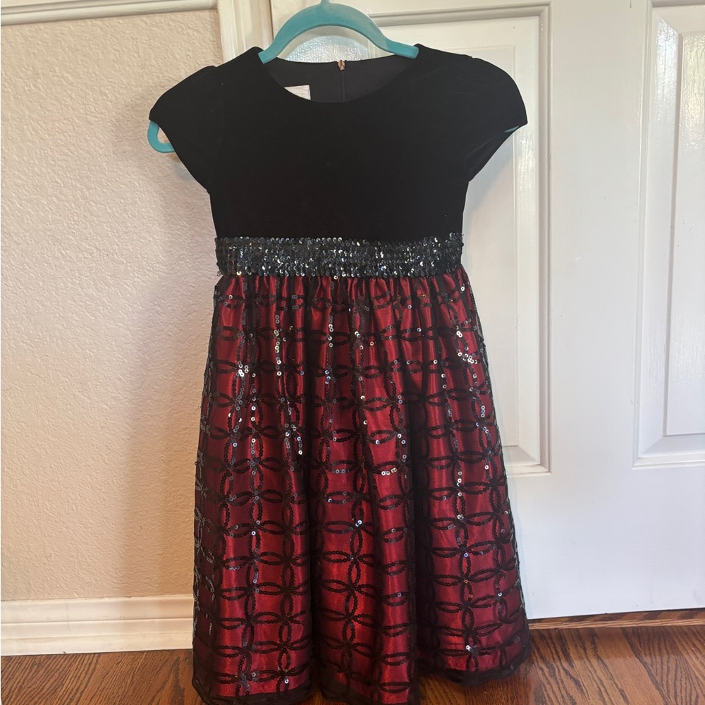 Cinderella Black and Red Formal Kids Dress